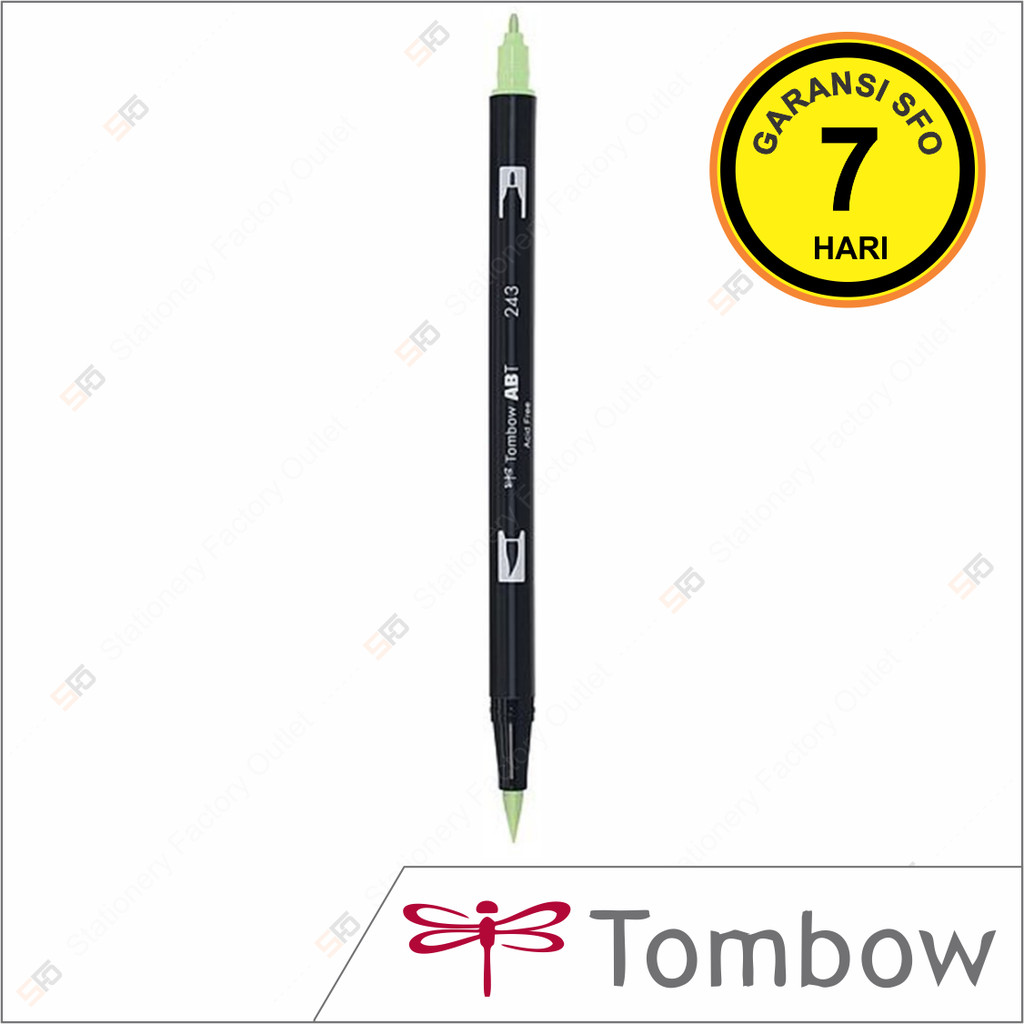 Dual Brush Pen Tombow 243 - Mint - ABT Satuan