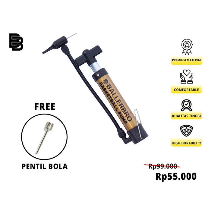 Pompa Bola Ballerbro | Basket | Futsal | Bola - Pompa Bola Ballerbro, Gold