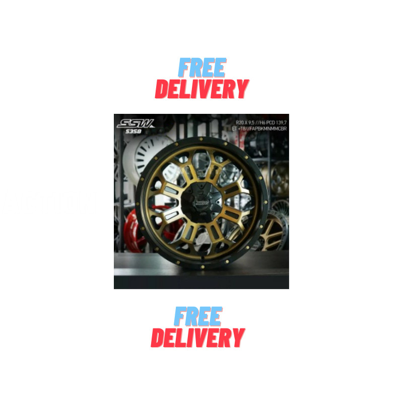 VELG MOBIL SSW S358 RING 20 FAPBKMNMMCBR KHUSUS SULSEL