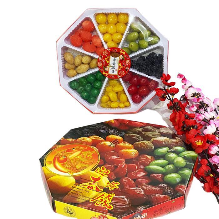 [TERLARIS] Manisan Imlek Pak Chen Ko Fruit Manisan Buah Imlek Manisan Aneka buah Kotak 600g Manisan 