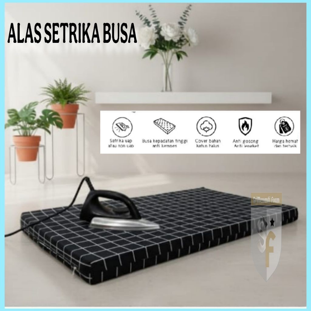 Alas setrika busa inoac.Alas setrika tebal 3cm.Alas.setrika Inoac.Alas.setrika busa.