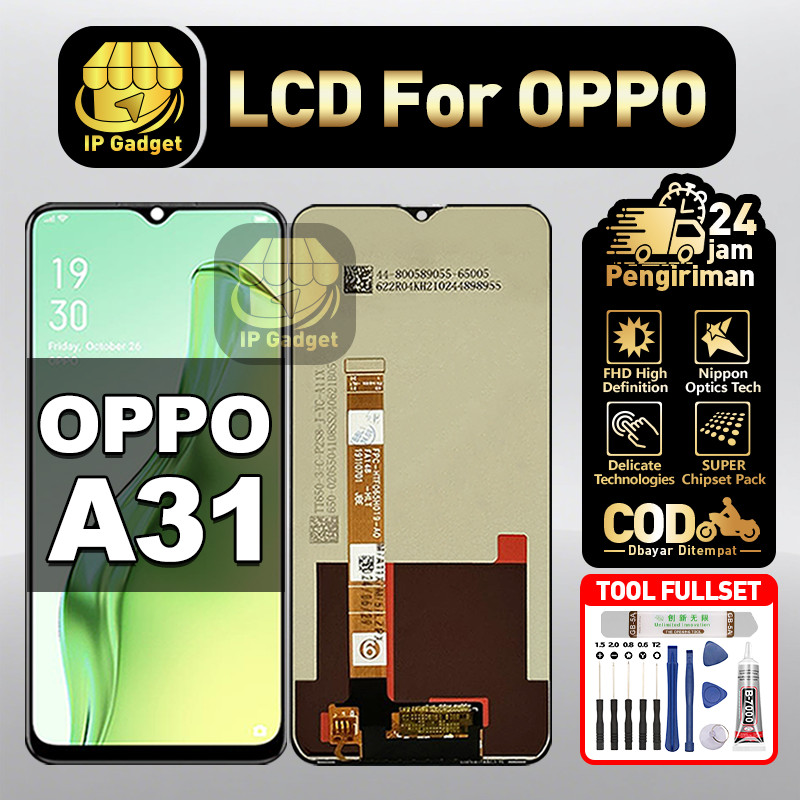 LCD for OPPO A31 Fullset LCD HP Touchscreen Layar Sentuh Touch Screen COD