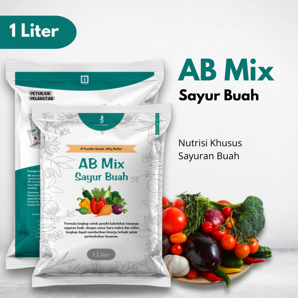 Nutrisi AB Mix LA NUTRIENT Pekatan 1 Liter Untuk Sayur Buah dan Buah