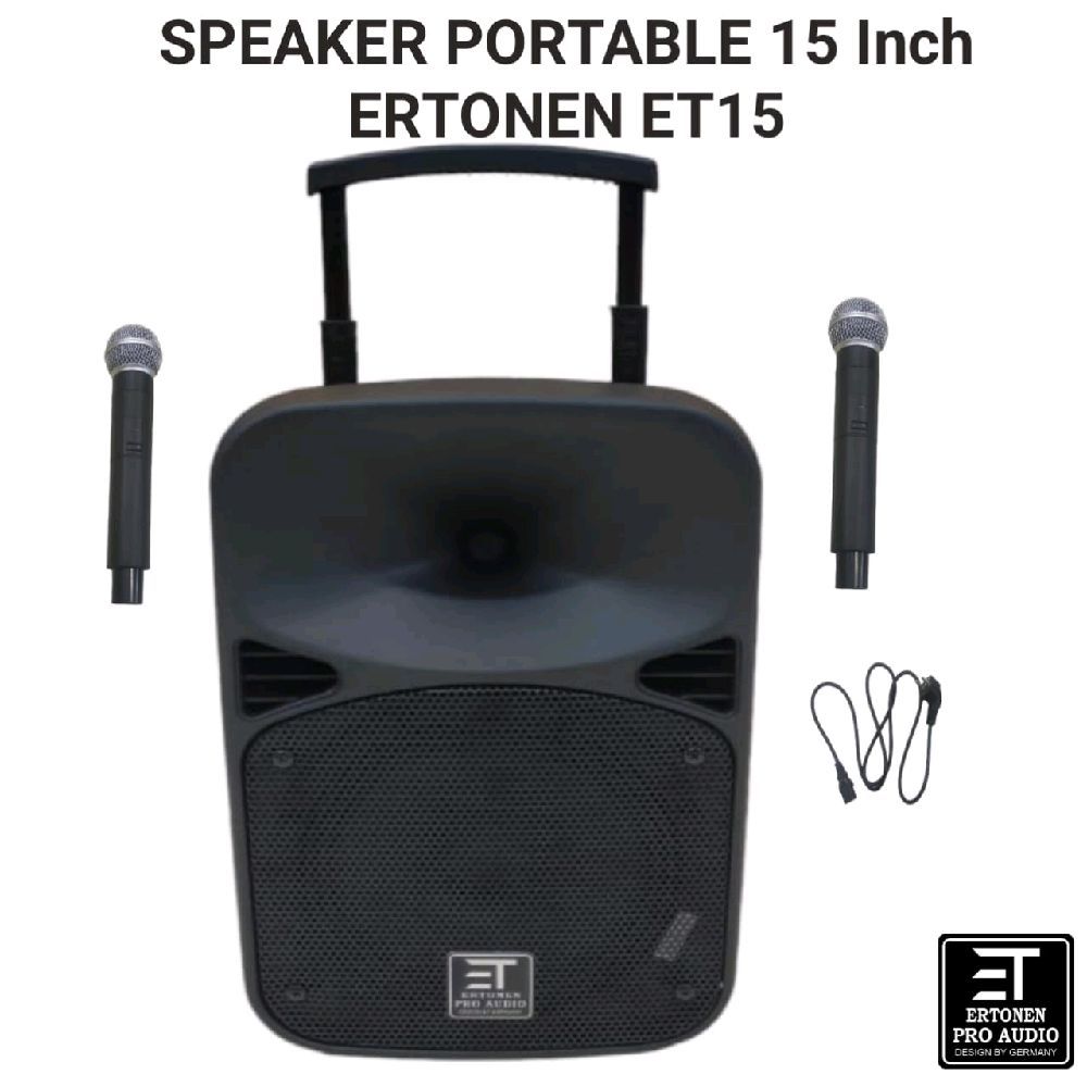 Speaker portabel 15 inch speaker ertonen et15