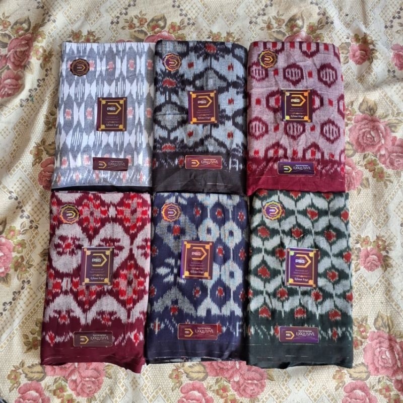 TERBARU SARUNG GOYOR ASLI TENUN ATBM - JAHITAN TENGAH ( VERTIKAL & HORIZONTAL ) ASLI TENUN