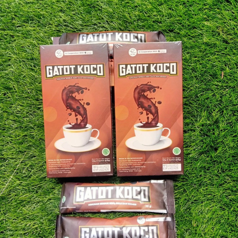 Kopi Gatot Koco  ( 1 Box @ 5 Sachet  ) By dr. Richard Lee - Kopi Gatot Koco (Privasi Aman)