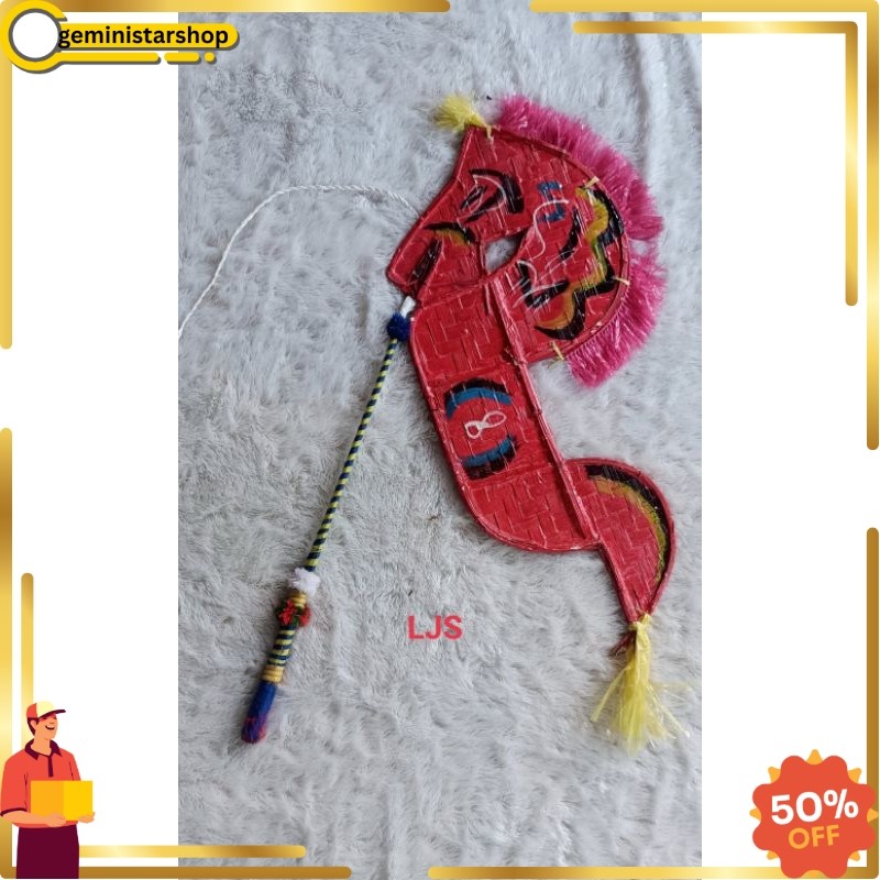 TERLARIS Grosir mainan jaranan anak/ Harga grosir bisa cod/pengrajin kuda lumping murah/Kuda kepang 