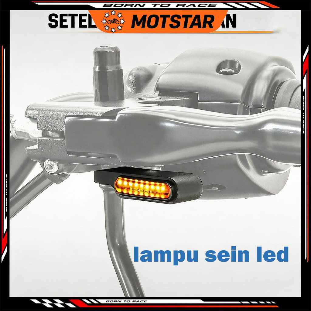 MOTSTAR lampu depan lampu led motor lampu biled motor lampu sein led motor lampu sein lampu motor