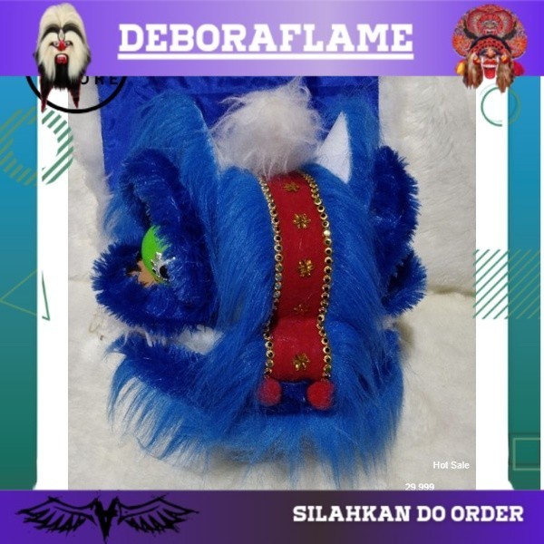 terlaristidak baumurah Barongsai biru besar, kepala dewasa juga masuk nvm