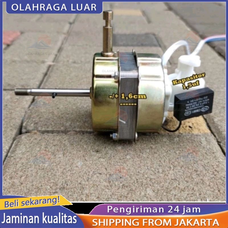 Dinamo Kipas Angin Miyako 16 Inch - 7116 Double Ball Bearing Berdiri / Leher As Pendek / Mesin Kipas