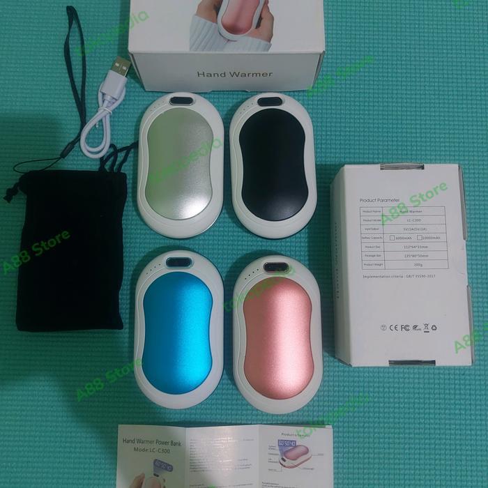 USB HAND WARMER 10.000mAh/HAND WARMER/HOTPACK/BODY WARMER - Hitam