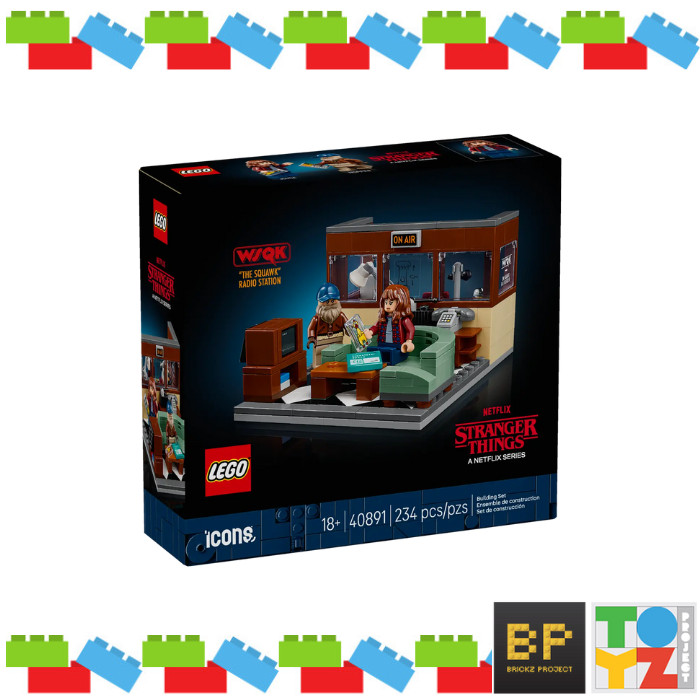 Lego 40891 Stranger Things - WSQK Radio Station