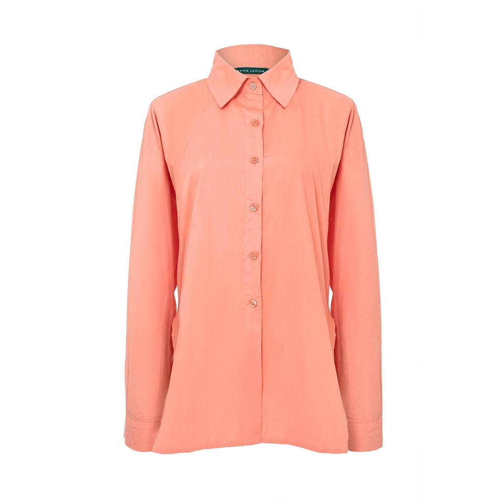 Benang Jarum Cotton Shirt - Pumpkin