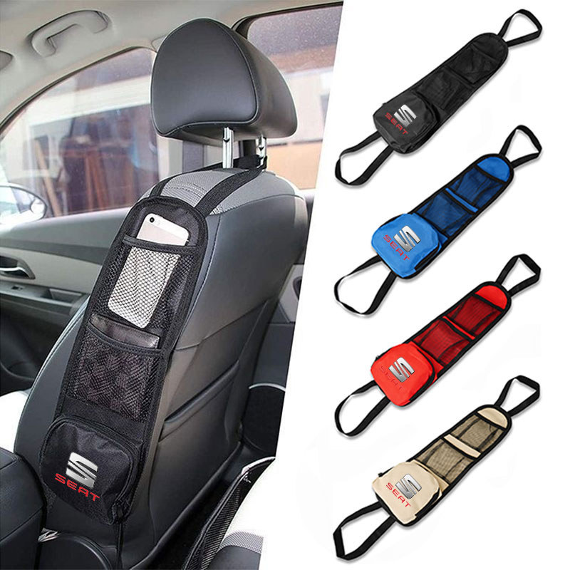 Car Seat Storage Bag Seat Side Storage Cell Phone Hanging Bag Multi-pocket Drink For Seat leon fr mk