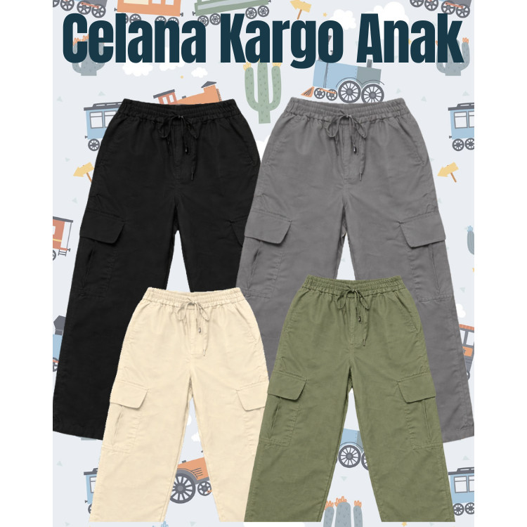 celana cargo anak junior/celana cargo biker,s anak tanggung