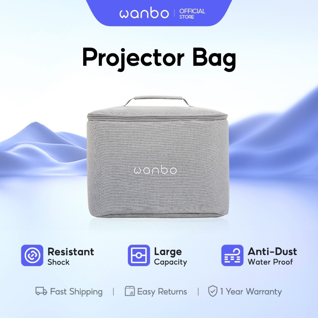 Wanbo T2 Max/T2R Max Projectors Bag for Mini Projectors Portable Protective Storage Case Tas Proyekt