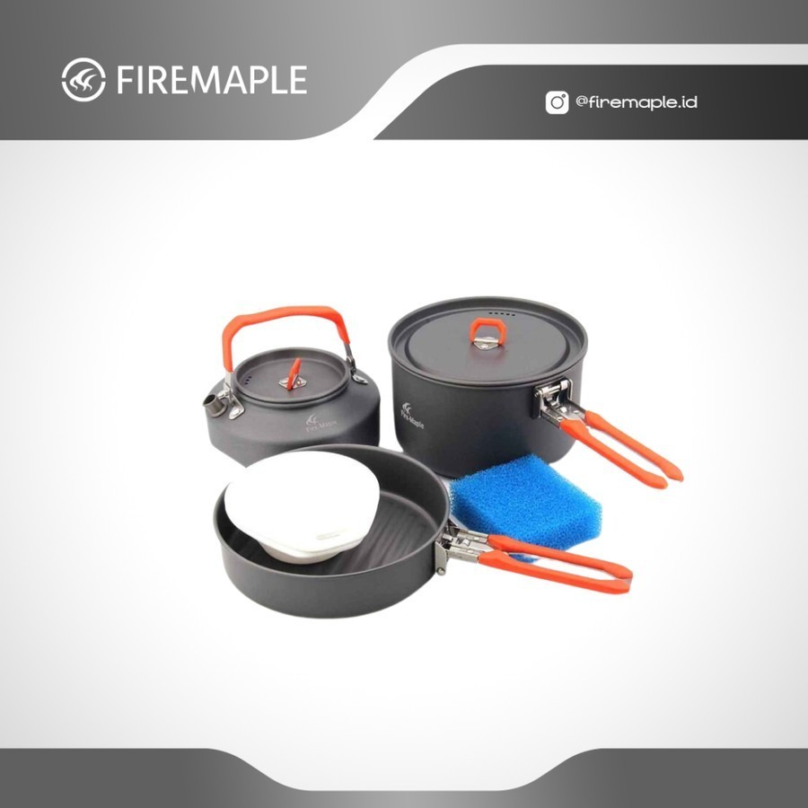 Nesting Camping 
 FireMaple Feast 2 Peralatan Masak Camping Nesting Set Lengkap