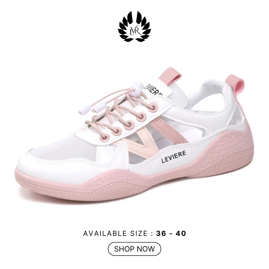 EVR Jisoo Sepatu Sneakers Wanita Putih Premium LV0462