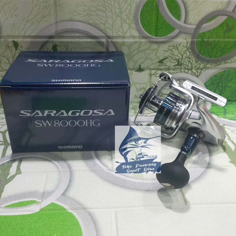 REEL SHIMANO SARAGOSA SW 8000HG NEW 2020 | REEL PANCING | REEL SPINNING | ALAT PANCING | GULUNGAN PA