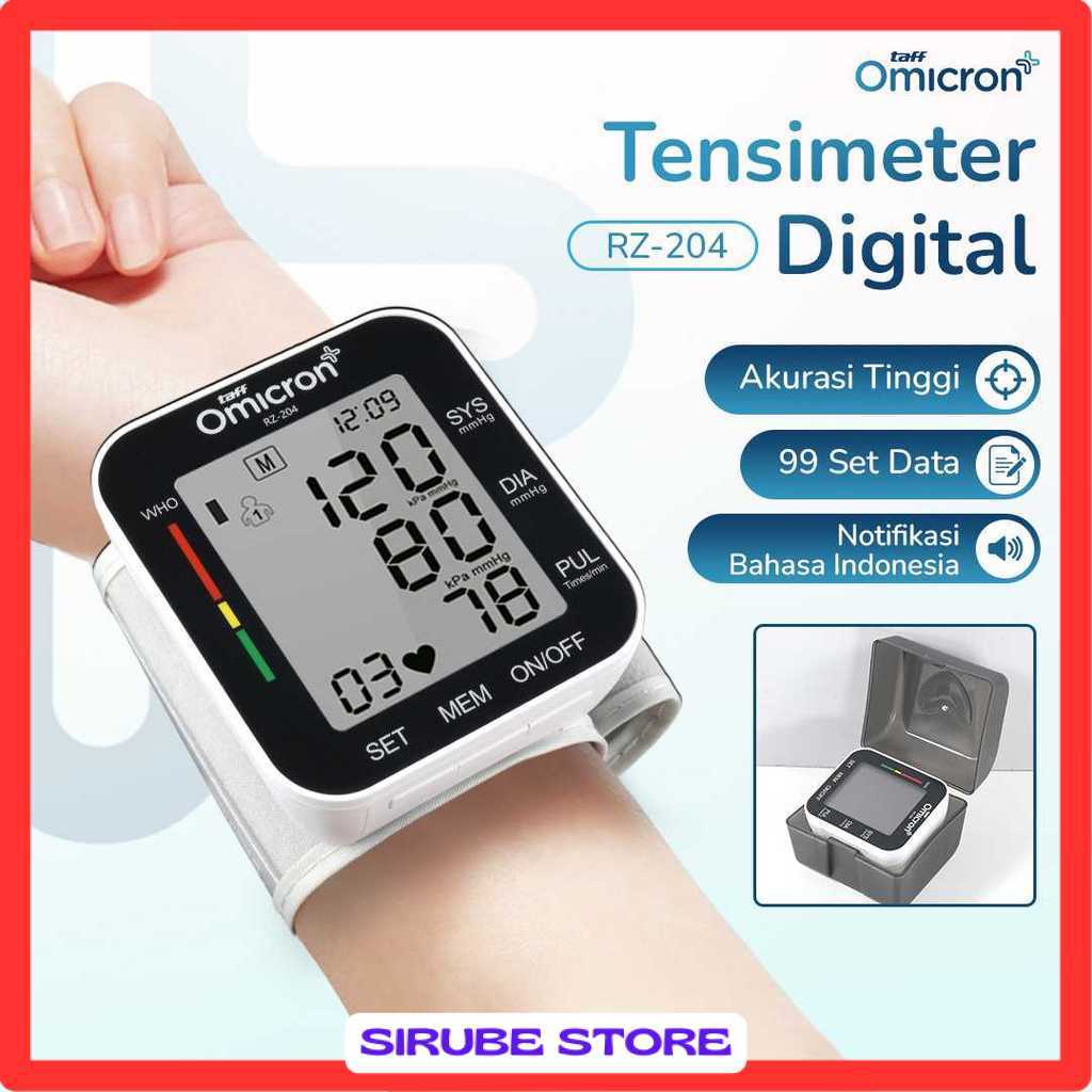 TaffOmicron Tensimeter Digital Pengukur Tekanan Darah - RZ-204