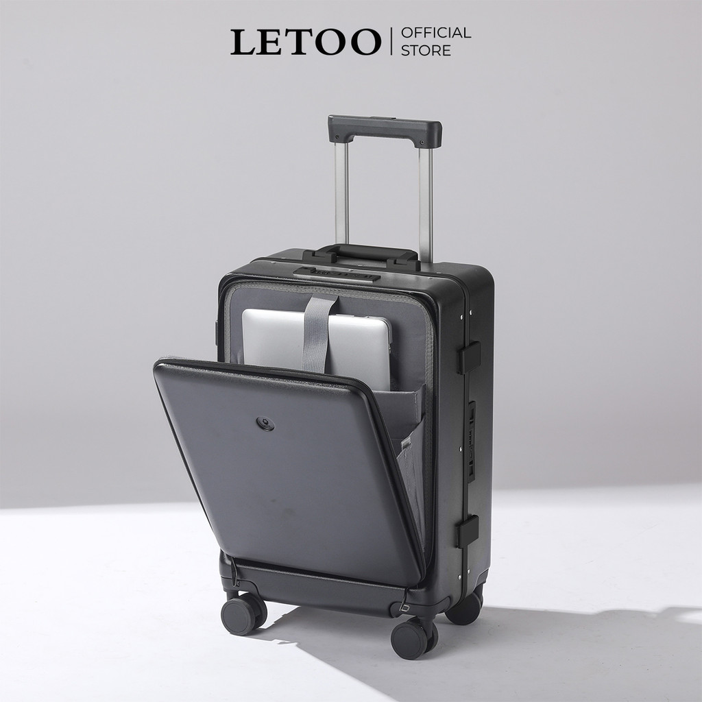 Letoo Koper Laptop Buka Depan Ukuran Kabin Pesawat Polycarbonate 089