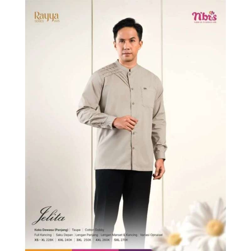 NIBRAS KOKO DEWASA JELITA TAUPE