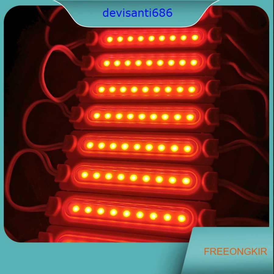 Modul Kapsul SAMSUNG COB 9 LED 8620 12-24volt | 100 Pcs