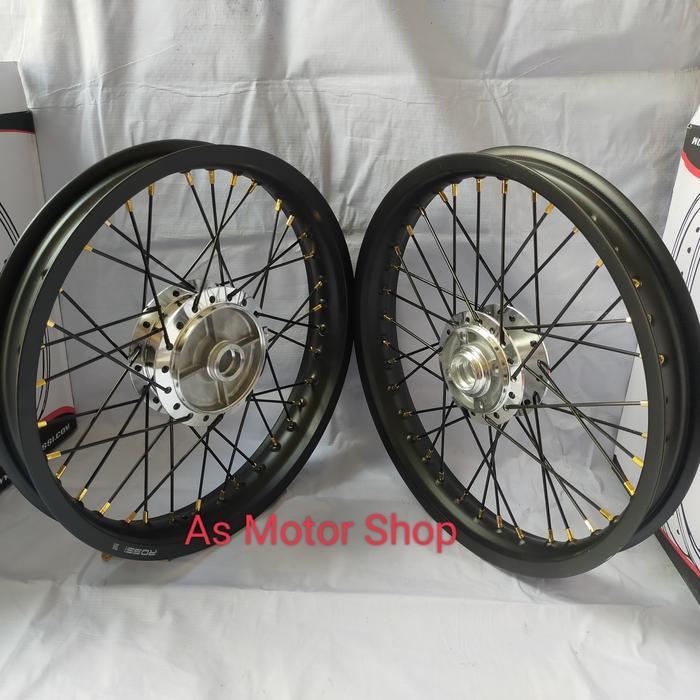 VELG SET ROSSI RING 17 TROMOL KARISMA BLADE REVO ABSOLUTE SUPRA X125 - Supra fit new, 160 185 RING 1