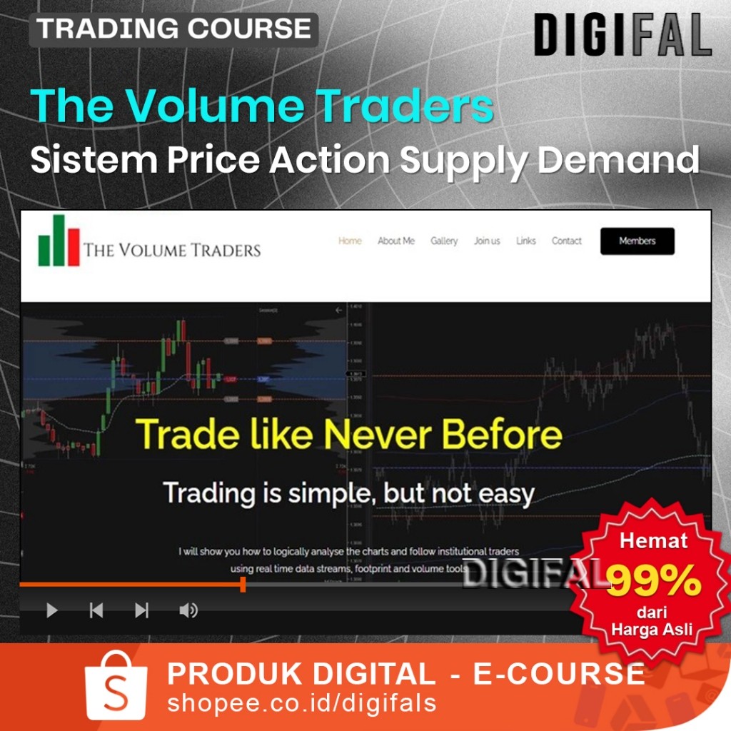 The Volume Traders F0rex Trading Sistem Price Action Supply Demand SMC