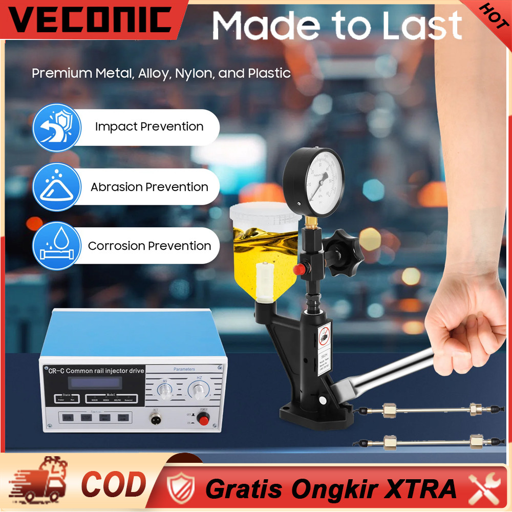 Diesel Injector Tester Tool Kit CR-C Multifunctional Common Rail Injector Tester S60H Fuel Nozzle Te