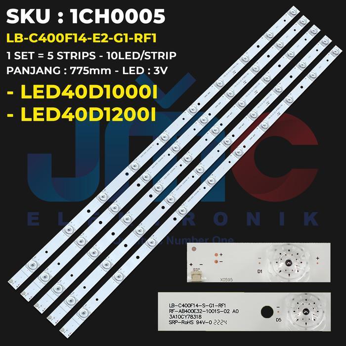 Backlight TV for 40 Inch LED40D1000 LED40D1200 40D1000 40D1200