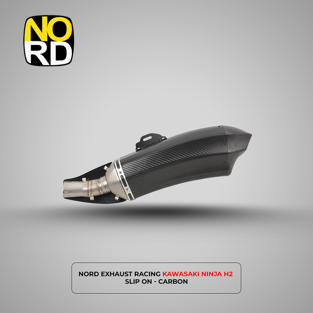 NORD KNALPOT EXHAUST RACING KAWASAKI NINJA H2 SLIP ON