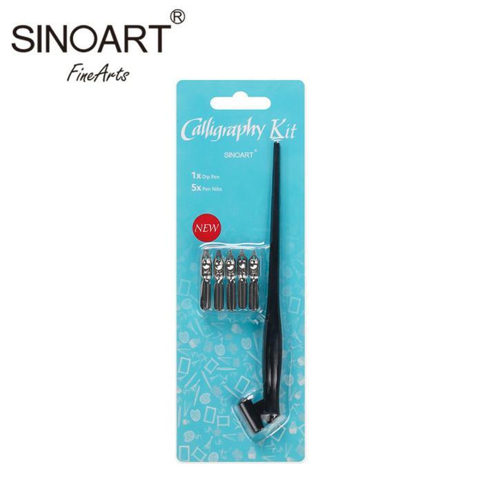 SINOART Calligraphy Kit / Oblique Pen Kaligrafi - Warna