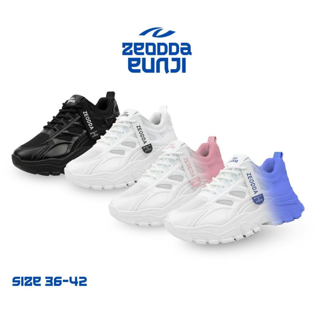Zeodda "Free Kotak" Eunji Sepatu Sneakers Wanita Casual Korea Style 1033
