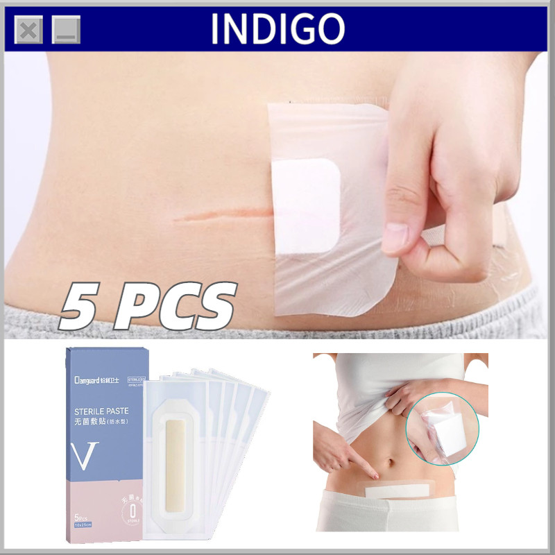 5PCS Perban Anti Air Luka Operasi Caesar 10*25CM Plaster Anti Air Operasi Caesar Breathable Perban O