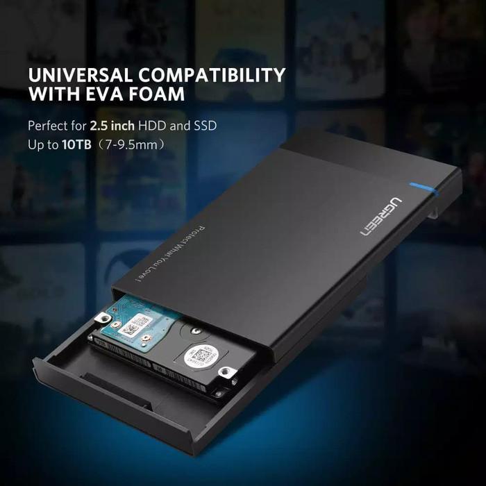 Ugreen Casing Enclosure Hard Disk External 2.5 "SATA USB3.0 - (30848)