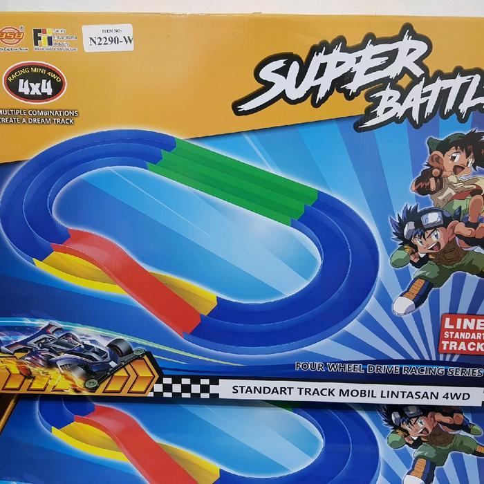 Mainan Track Tamiya 2 Jalur Lintasan - Track Jalan Mobil Tamiya - -, -