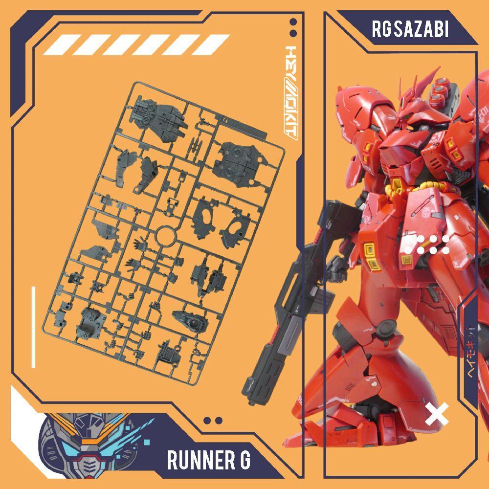 RUNNER PART G NON BANDAI RG SAZABI MODELKIT