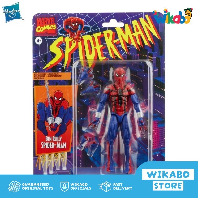 MARVEL Comics Spider-Man Legends Retro Ben Reilly SpiderMan Figure