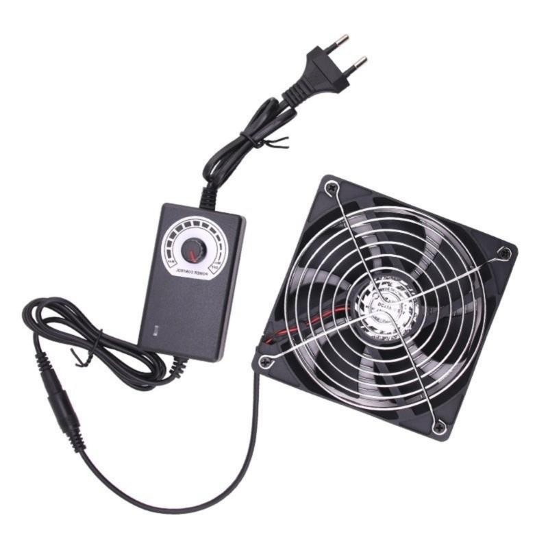 120mm Case Fan 12V PC Fan Computer Fan Adjustable PC Fan 220V 240V Fan 2750RPM Fan for PC Laptop