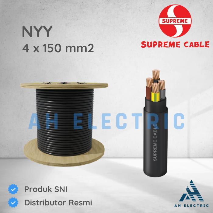 Kabel Listrik NYY 4x150 mm2 Supreme / Kabel Tufur 4 x 150 mm2