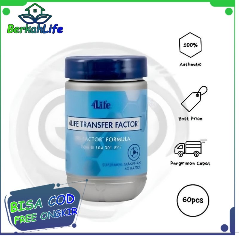 4Life TF Tri Tranfer Factor Original Vitamin Imun Tubuh | 4life Tranfer Tri-Formula Isi 60 Kapsul CO