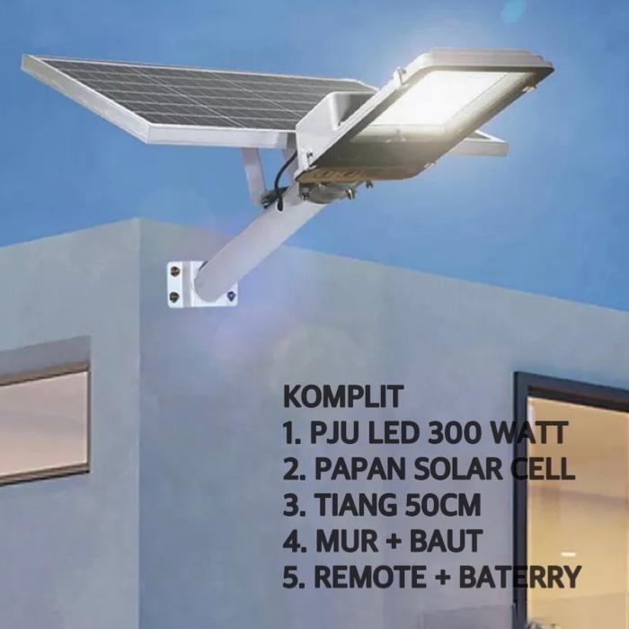 LAMPU JALAN 2in1 200watt 200w LAMPU TENAGA SURYA 200 WATT Lampu Jalan Tenaga Matahari 200W TERANG BE