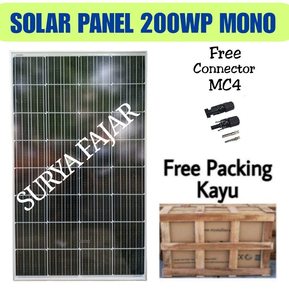 Solar Panel Solar Cell Panel Surya 200wp Monocrsytalline 200 Wp Mono