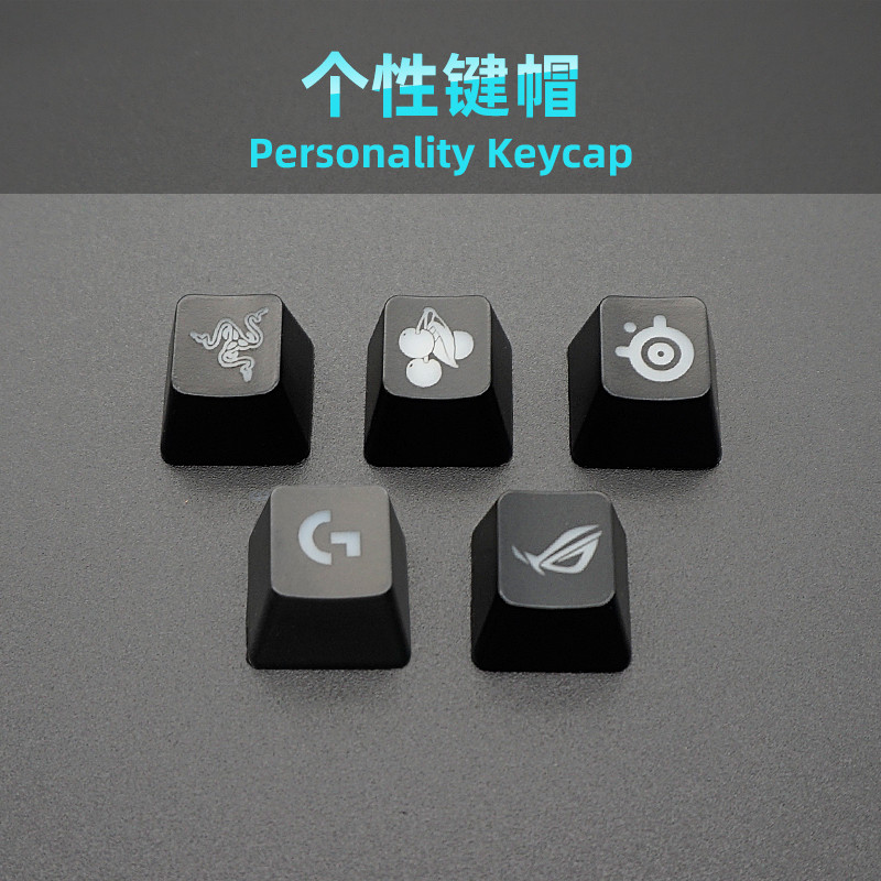 Personality Meanical keyboard keycaps translucent key caps for Logite Steelseries Razer ROG erry Cro