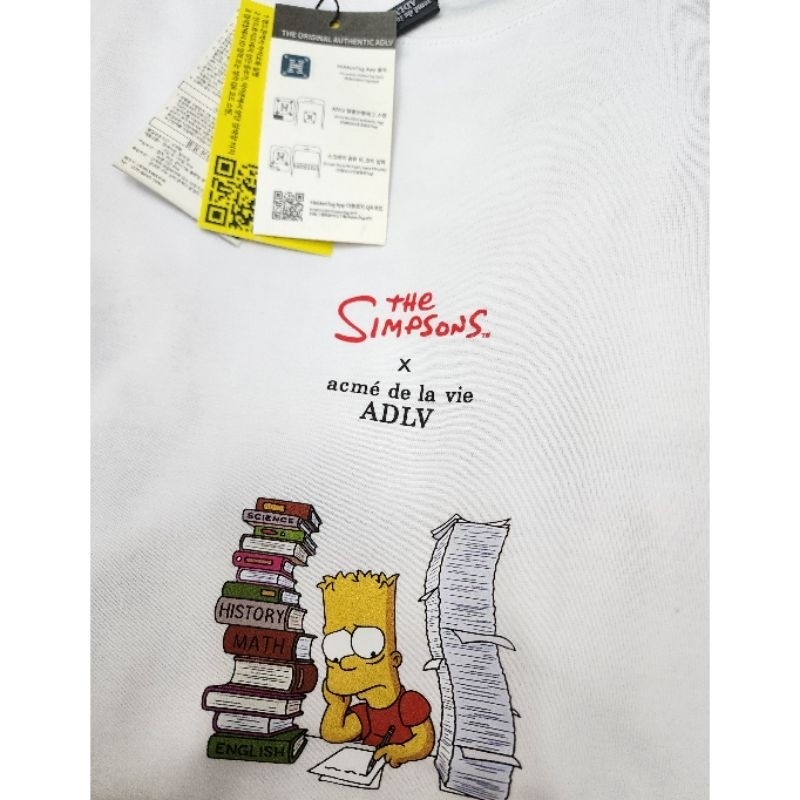 (COD) Simpson Short Sleeve Oversized Baju Kaos Korea Lengan Pendek Pria Wanita