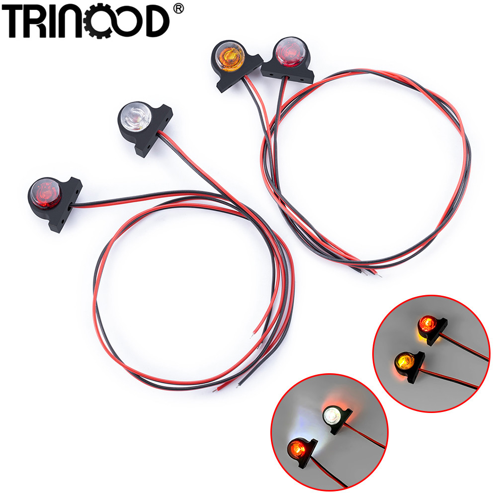 TRINOOD LED Position Lights Side Lamp Decorate for 1/14 Tami Truck Tipper RC Dump Car SCANIA 770S VO