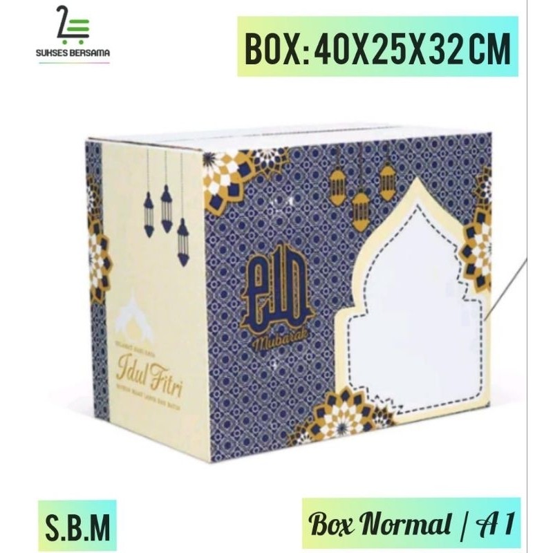 Box Parcel 40x25x32cm(Besar)/Kardus/kardus lebaran/katdus parcel/sembako/ied mubarak/idulfitri/