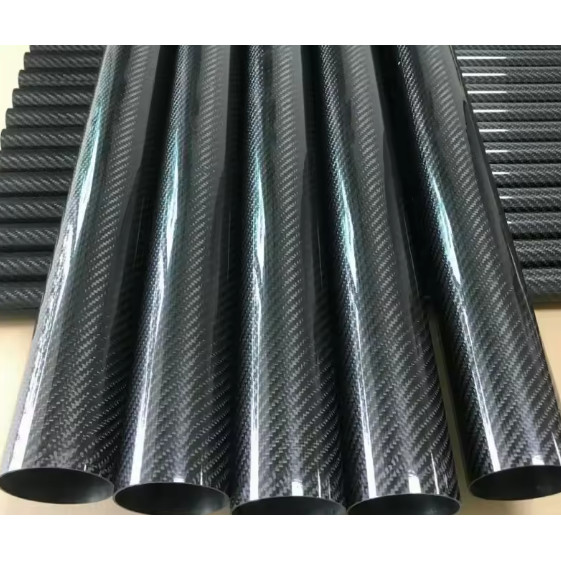 50cm Carbon Tube Pipa Serat Karbon Diameter OD 30mm ID 26mm 3K 30x26mm glosy