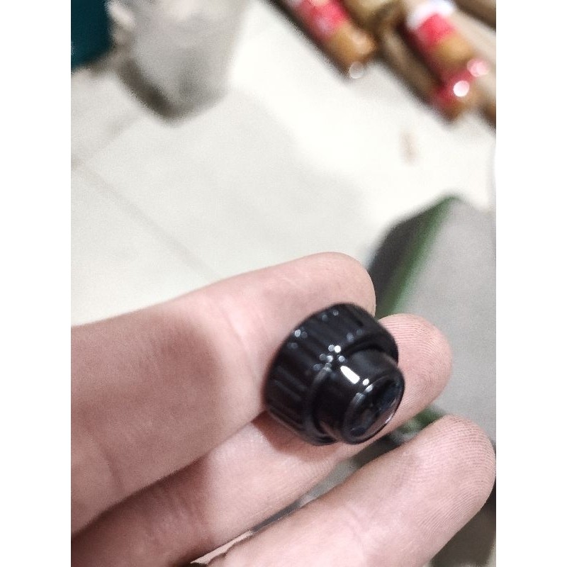 Part reel tutup handel Ryobi dust cover reel warna hitam untuk ryobi atau abu garcia dan defector fl